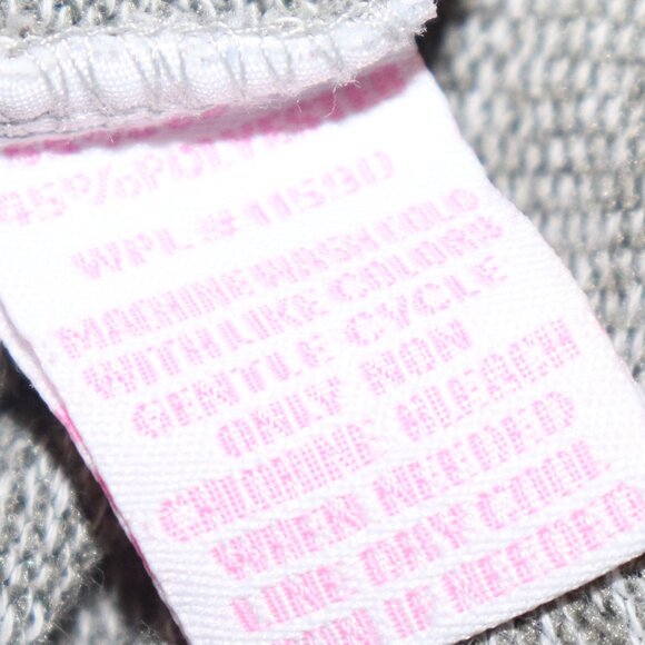 Tawas Bay MI Gray and pink Knit hooded sweater Size Large - Picture 3 of 6